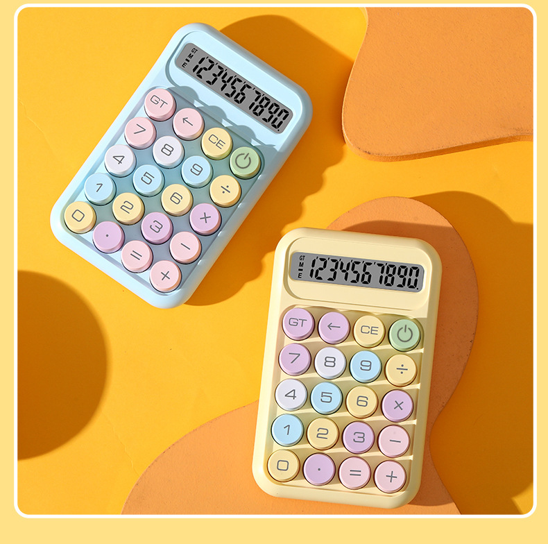 Office Technology - Piccola calcolatrice a pastello color macaron,