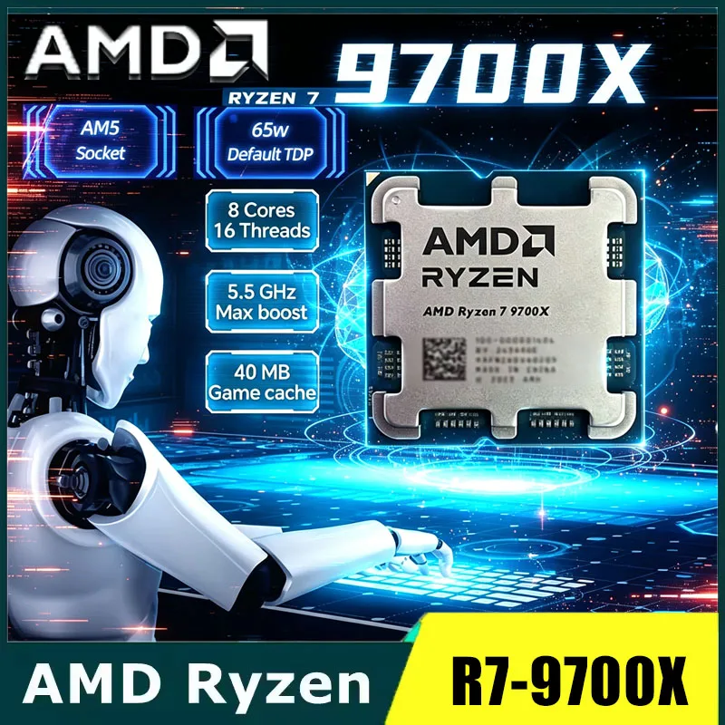 Amd Cpu Ryzen 7 - Processore CPU AMD Ryzen 7 9700X