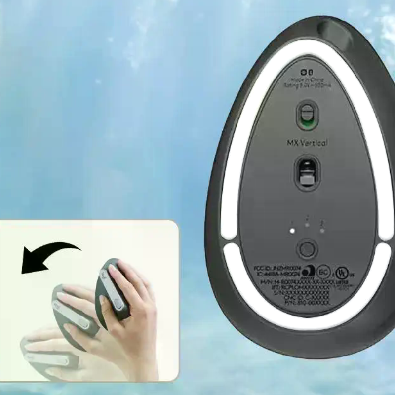 Ergonomic Mouse Vertical - Pattini con piedini per mouse con