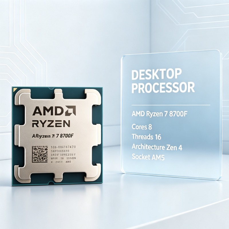 Amd Cpu Ryzen 7 - Processore Desktop AMD Ryzen 7 8700F,