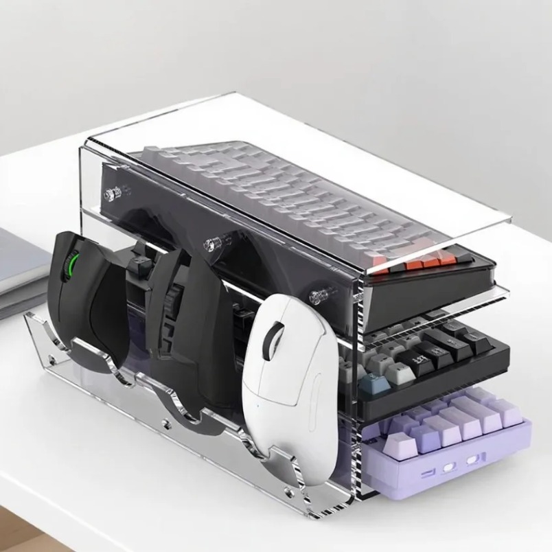 Office Technology - Supporto per tastiera a 3 livelli
