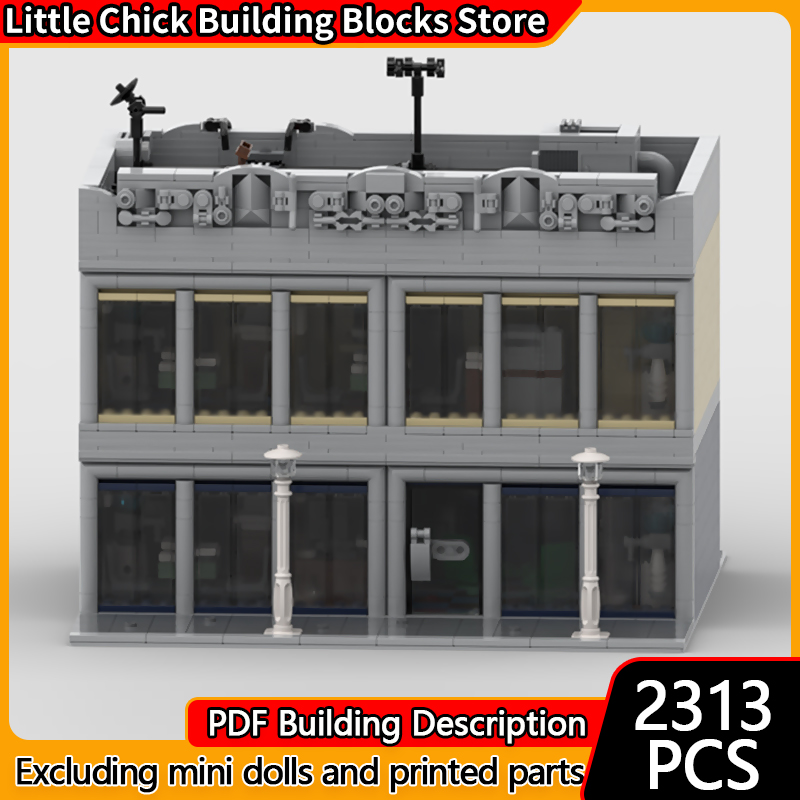 Office Technology - City Street View Modello MOC Mattoni