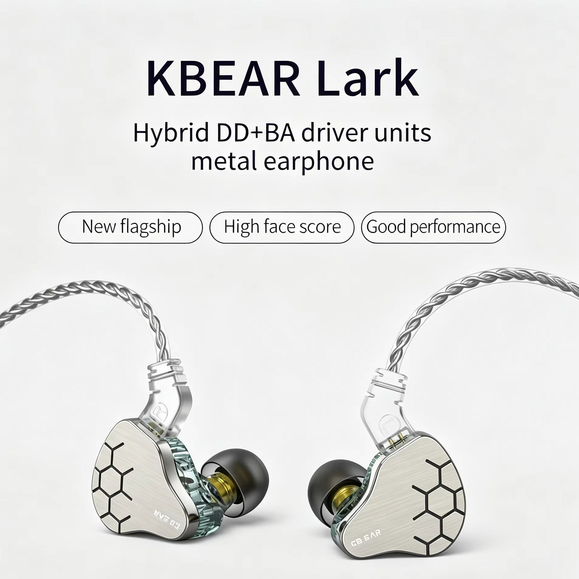 Office Work Tech - KBEAR Lark 1DD+1BA Auricolari Ibridi HiFi