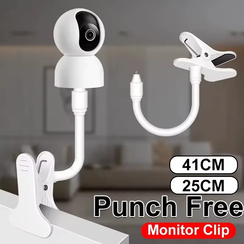 Webcam Stand Clip - Supporto Flessibile Portatile per Telecamera, Supporto