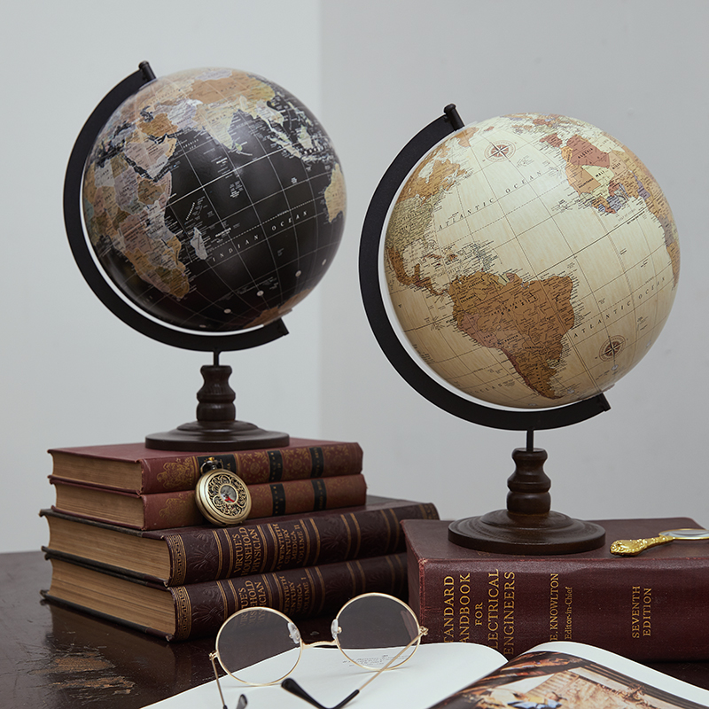 Office Technology - Mondo Globo Mapa vintage europeo Globo