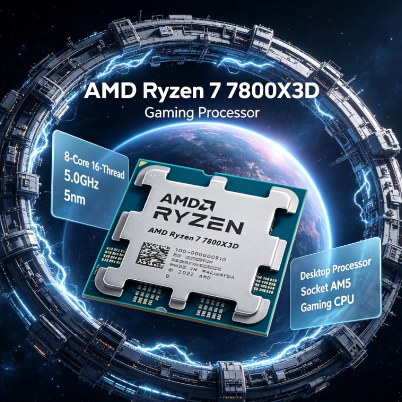 Amd Cpu Ryzen 7 - CPU AMD Ryzen 7 7800X3D 100-100000910