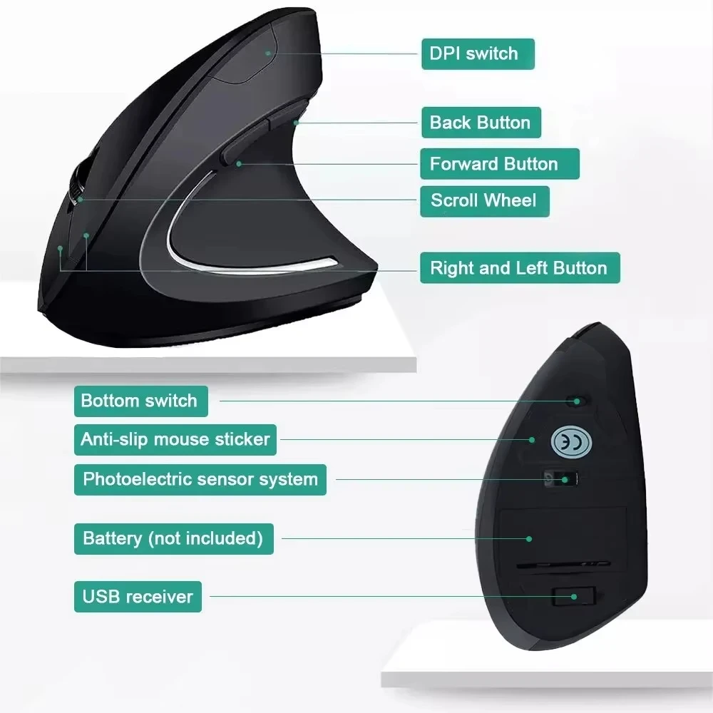 Mouse verticale wireless Lenov - Ergonomic Mouse Vertical recensione e prezzo