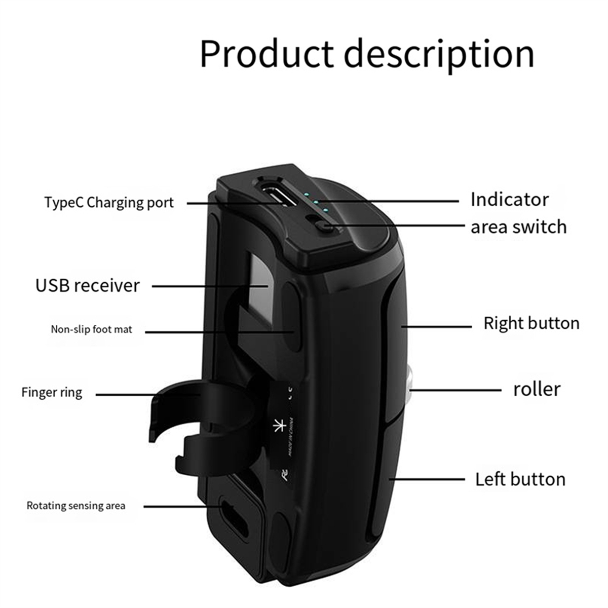 AB01 Mouse da dito wireless Bl - Ergonomic Mouse Vertical recensione e prezzo