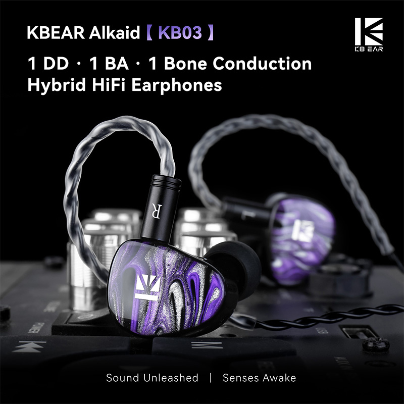 KBEAR KB03 1DD + 1BA + 1 IEM a - Office Technologies recensione e prezzo