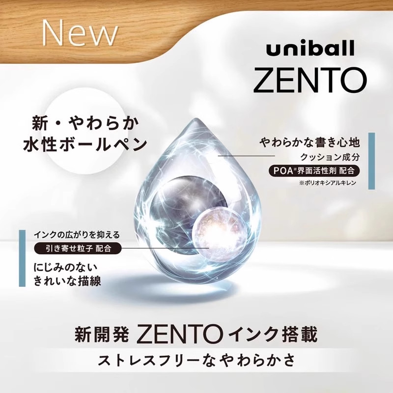 Penna Gel Uni-ball ZENTO 0.38m - Office Work Tech recensione e prezzo