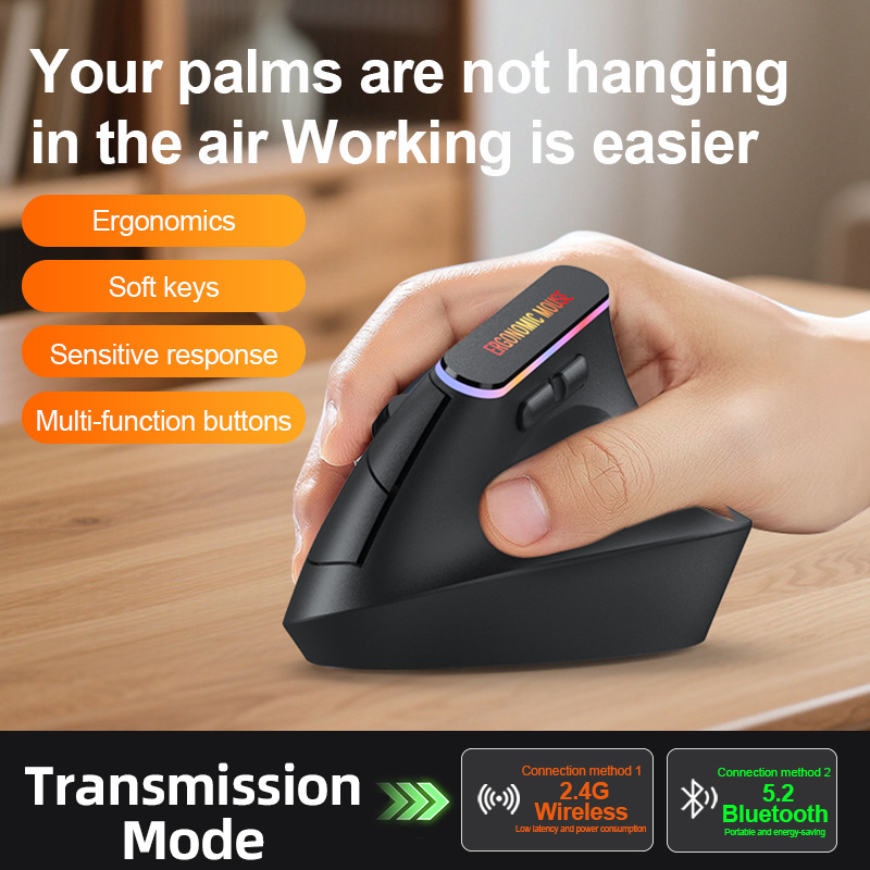 Nuovo Mouse Verticale Wireless - Ergonomic Mouse Vertical recensione e prezzo