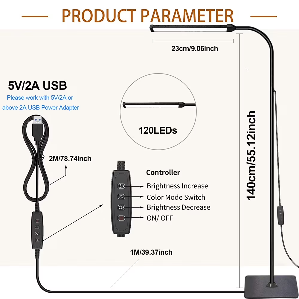 Lampada da Terra a 120 LED, Lu - Office Tech Flexible recensione e prezzo