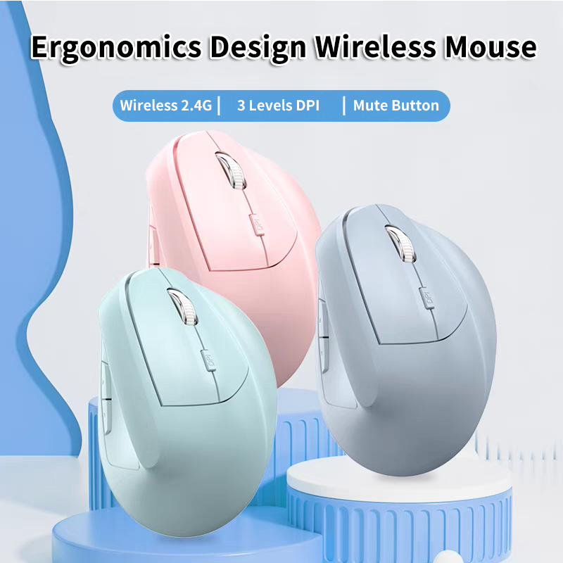 Mouse verticale wireless 2.4G  - Ergonomic Mouse Vertical recensione e prezzo